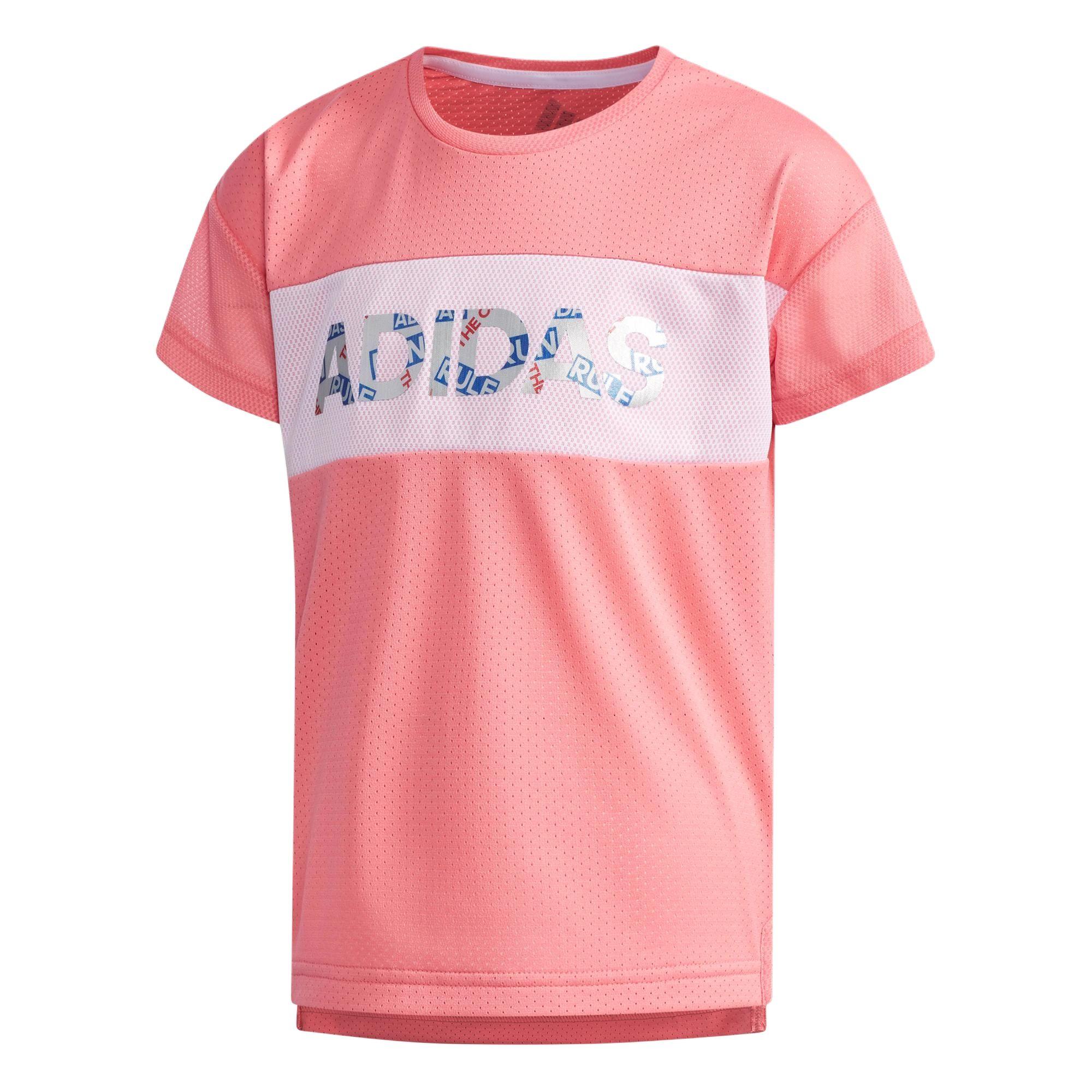 Adidas T Shirt Red Children Aged 3 7 Years Old CV5398 116