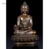 1PCS Pure Copper Buddha Statue Ornament Three Treasures Buddha Shakyamuni Medicine Buddha Metal Buddha Statue Handicrafts