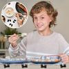 25 PCS Chopstick Helpers, Plastic Reble Training Chopsticks Hinges Connector for Trainers, Adults - Black