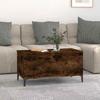 819593 vidaXL Table basse Chêne fumé 90x44,5x45 cm Bois d'ingénierie