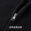 100% Sheep Wool Thick and Warm Pure Wool Cardigan Men's Comfortable Casual Knitted Sweater Coat