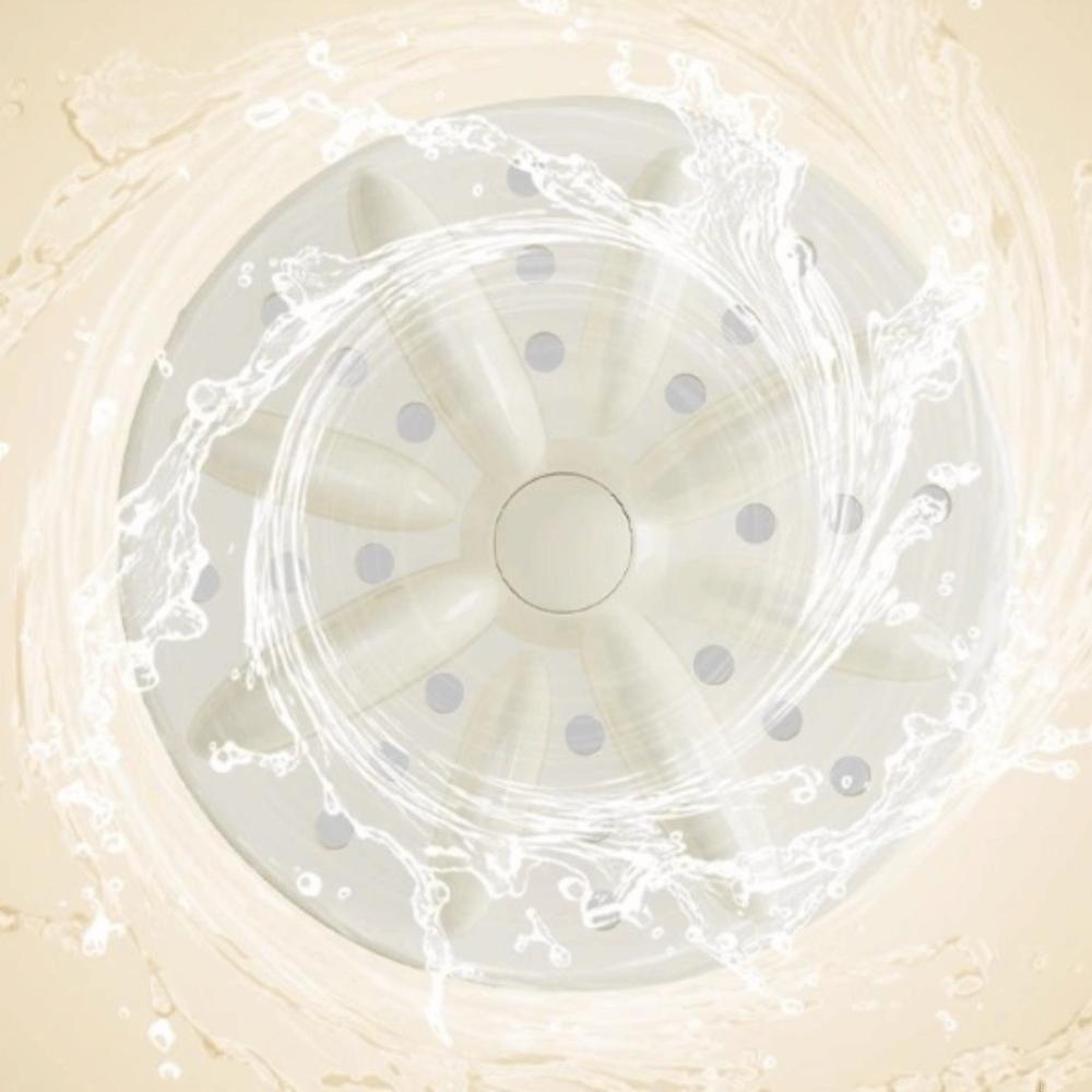 Rotating Dual-bucket Laundry Cup Compact Travel Mini Washer Underwear and Socks Washer  Dormitory