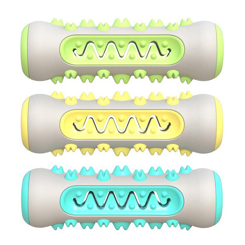 1*Rubber Dog Molar Toothbrush Toys Chew Cleaning Teeth Safe Puppy Dental Care Soft Pet Cleaning Toy Supplies Pet Accessories 1PC