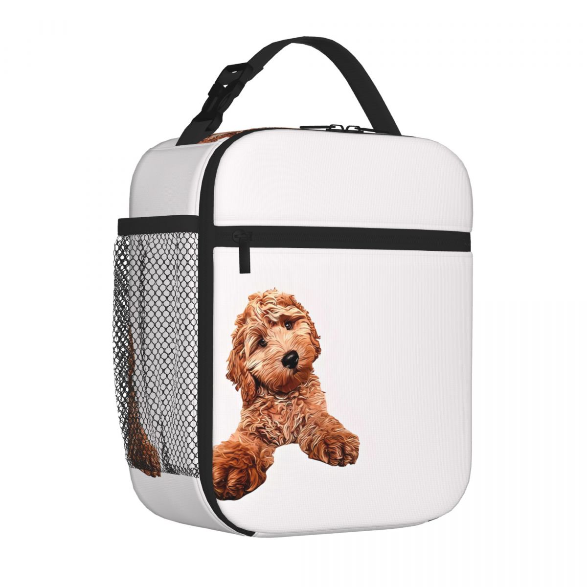 Bestselling Cavapoo Labradoodle Goldendoodle Poodle Mix Zipper Closure Meal Prep Bag Student Daily Insulated Snack Tote One Size