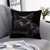 Sofa Pillow Pillowcase Skin-friendly Short Plush Cute Animal Cat Pillow Cover Living Room Cushion Cover Without Core