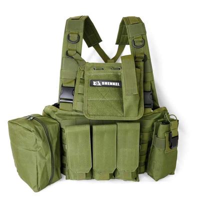 Alpha Label SHENKEL Lightweight Modular Vest Chest Rig Var.4 OD Olive Drab