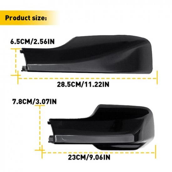 Black 4x Cover For RAV4 2001-2006 Toyota Roof Rack Rail Replace End Shell Cap