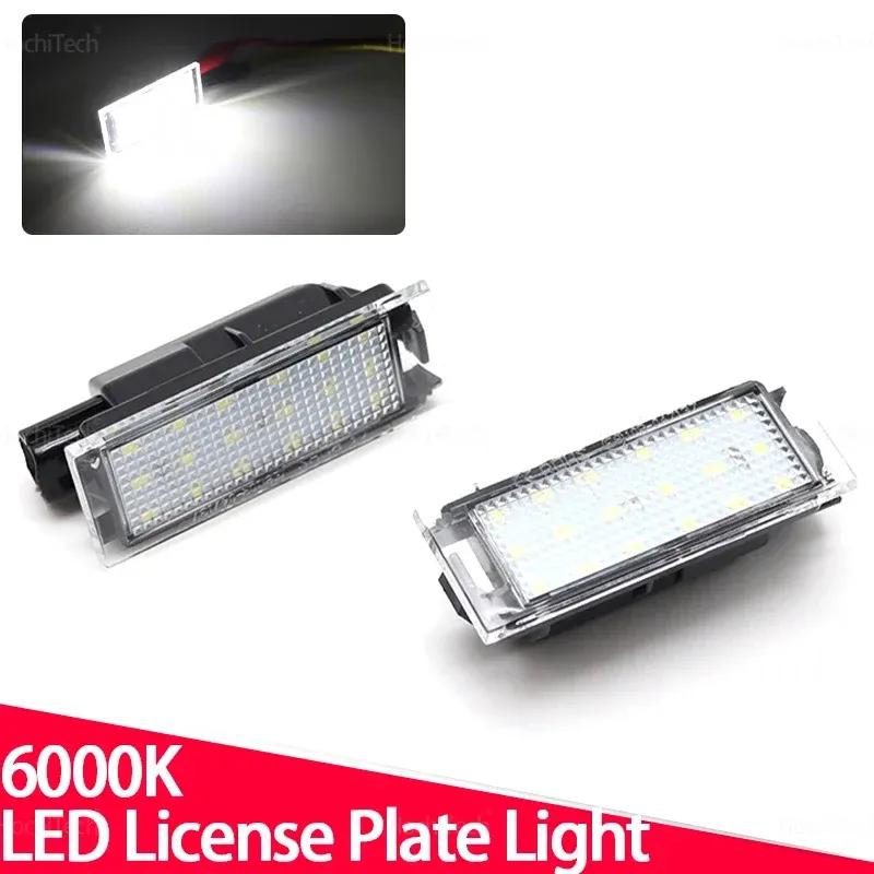 2x Canbus LED Number License Plate Light Lamp For Renault Megane 3 Clio Laguna 2 Megane 3 Twingo Master Vel Satis