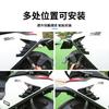 Car Motorcycle Electric Motorcycle Air Vent Sticker Shark Gill Air Vent Sticker Fender Decorative Sticker
