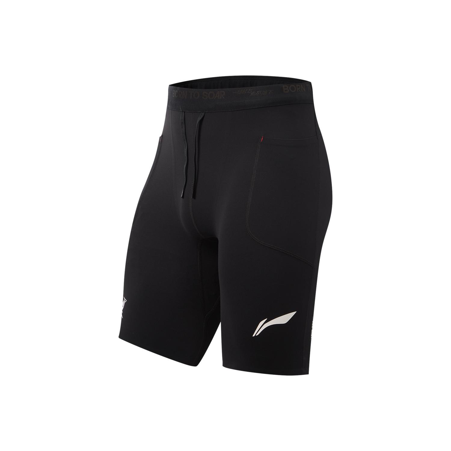 Li Ning Dragon Sparrow Running Shorts Men s Black AUSW029-1 L