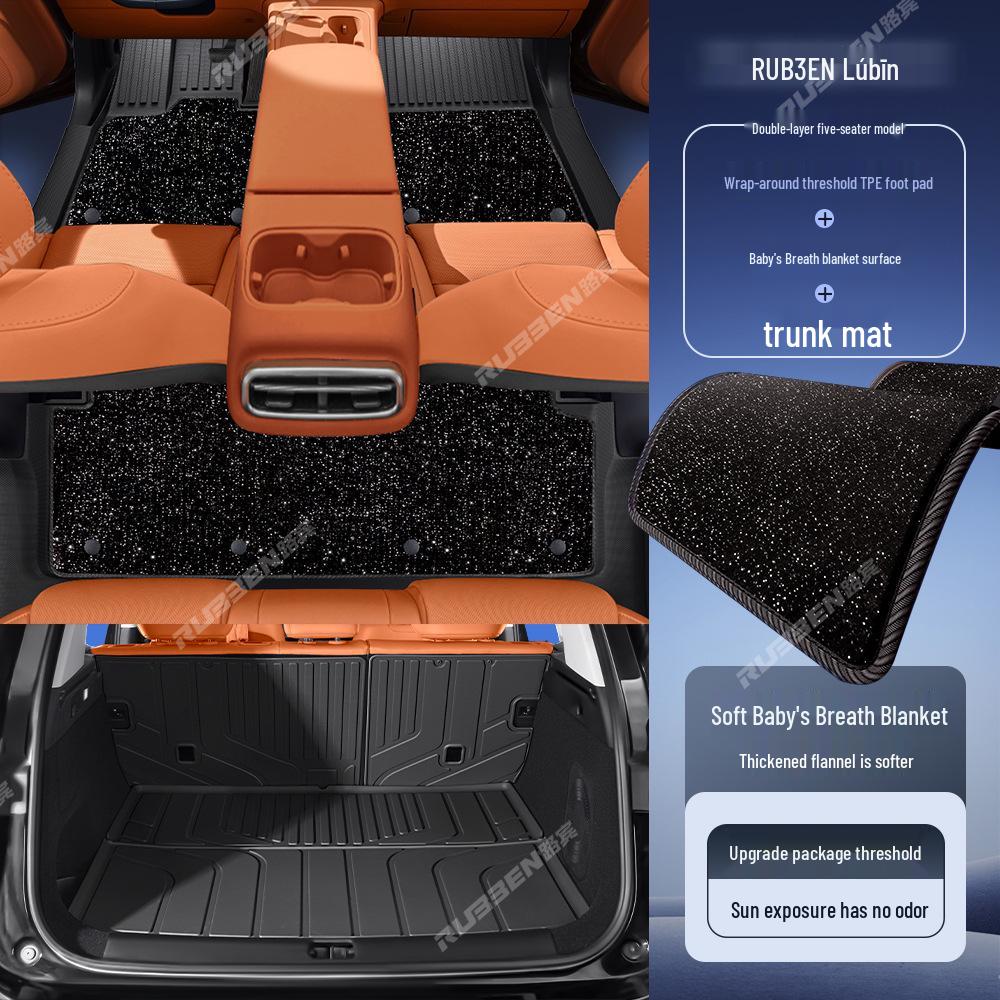 Leapmotor C10/C11/B10 TPE Door Sill and Trunk Foot Pad