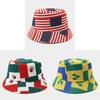 Cappello da Sole A Doppia Faccia Con Visiera Corta Per Protezione Solare All'Aperto - Coppa del Mondo di Calcio