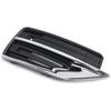 1pc Left/Right Car Front Lower Bumper Grilles Trim Chrome Cover 31663539 31663514 Compatible For Volvo XC90 2020 2021 2022 2023 2024 Parts(Left 1pc)