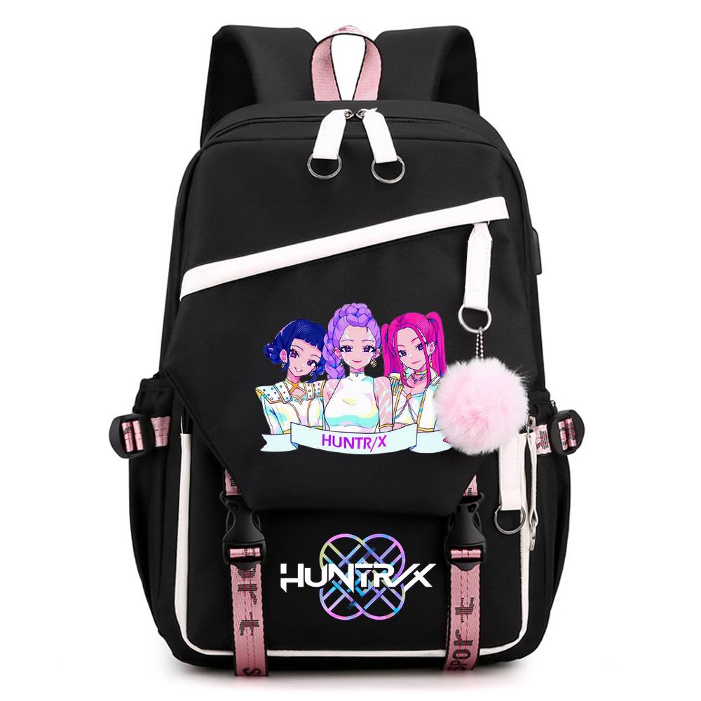 Anime Kpop Demon Hunters Printed Large Capacity Backpack for Teenger Student Girl Boy Schoolbag Bookbag Kid Gift Women Waterproof Travel Bag Mochila