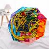 1pc Crest Automatic Folding Umbrella - Compact 8-Rib Design, Durable Plastic & Iron, Perfect Gift for Friends & Family, Outdoor Umbrella, Fashionable