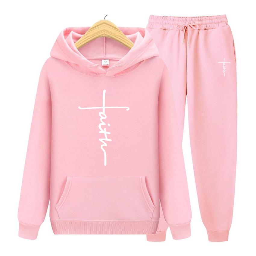 Men 2 Piece Set Hoodies+Pants Sets Hoody Mens Sweatshirt Sport Joggers Sweatpants Suit Autumn Winter Fashion Clothing Tracksuit
