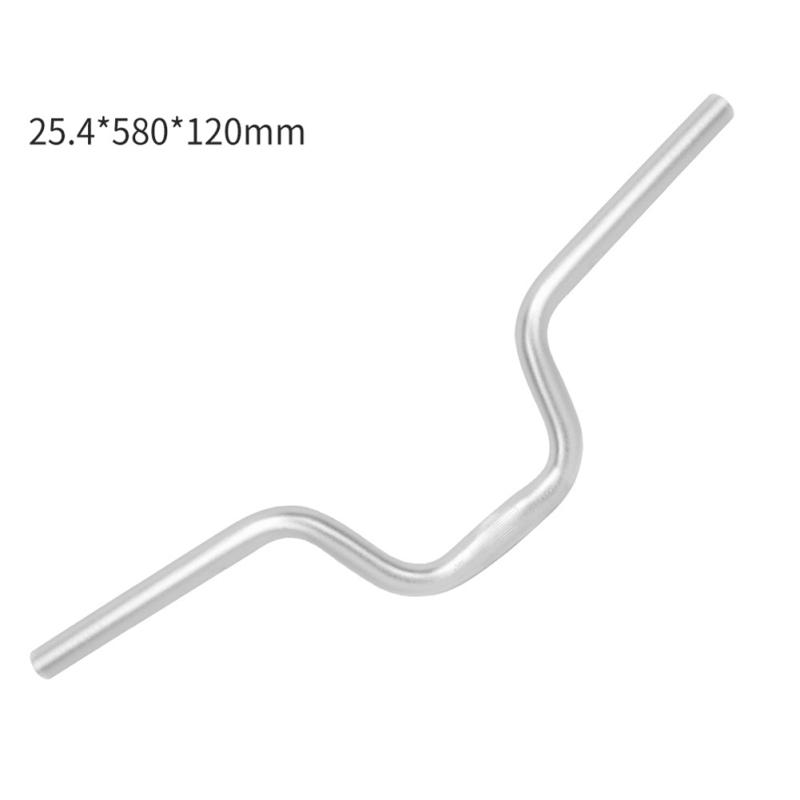 Lp litepro Bike Řídítka ve tvaru U Zvýšená řídítka z hliníkové slitiny 25,4 x 580 mm Kompatibilní pro