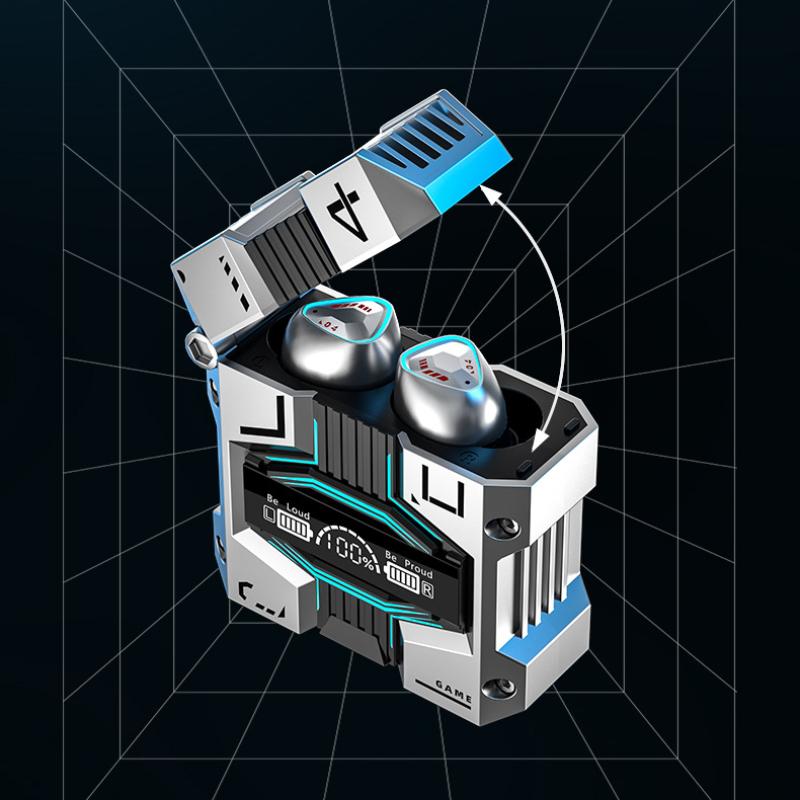 Produs nou Căști Bluetooth TWS fără fir Science Fiction Detectare metale Cabină spațială Joc cu ureche dublă fără întârziere