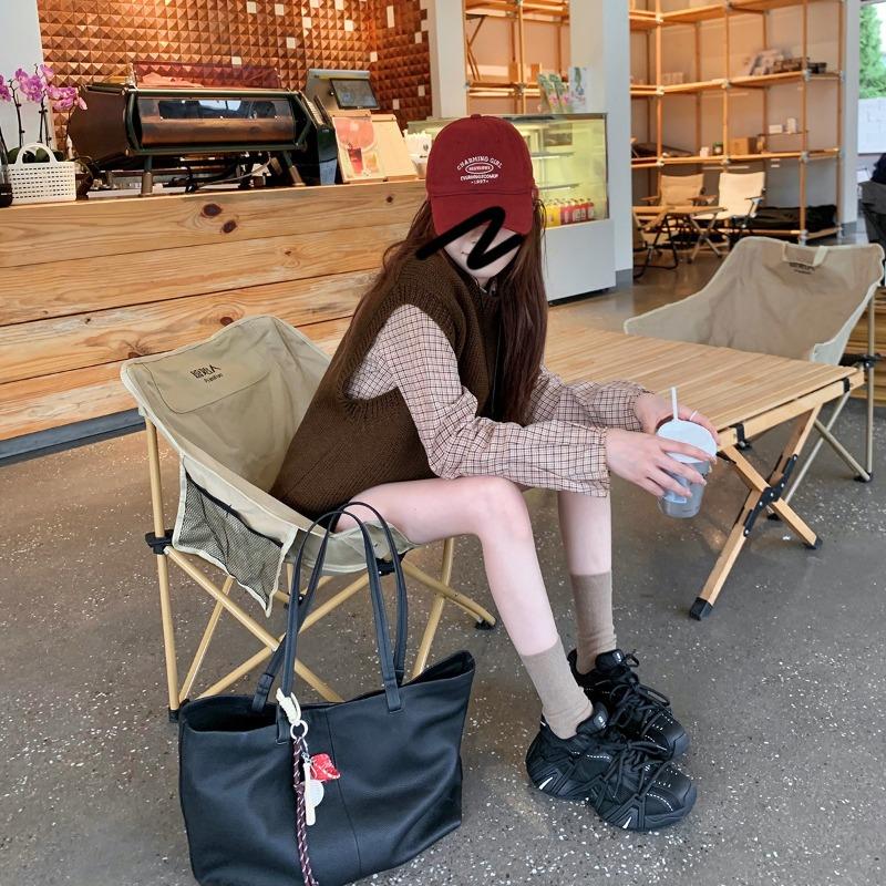 ~ Pictorial girl, fashionable pair of shoelaces, mesh splicing, thick-soled heightening dad shoes