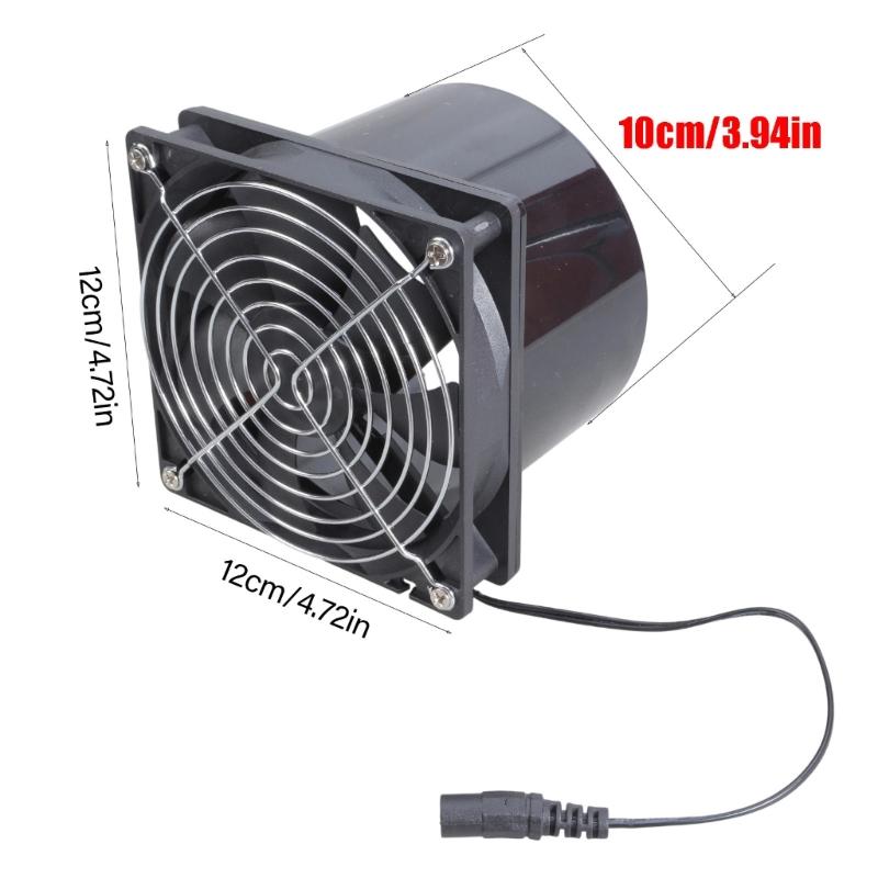 High Performances 10Cm Duct Fan Variable Speed Cooling Blower Fan For DIY Projects And Equipment Heat Dissipation