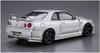Aoshima Bunka Kyozai Maßstab The Model Car Serie 34 Nismo BNR34 Skyline 2004 Plastikmodell 1/24 Nein. GT-R Z-tune