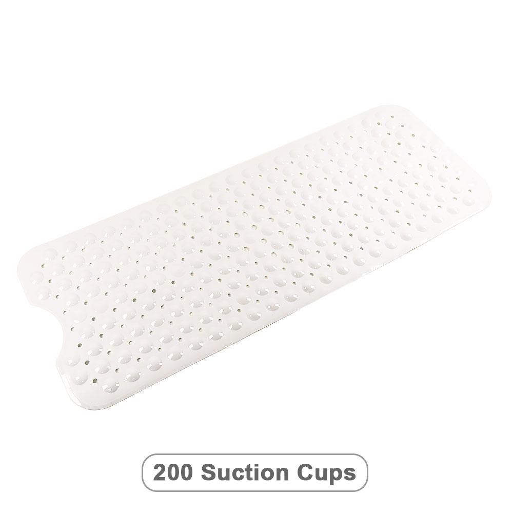 Silicone World PVC Anti-skid Bath Mats Soft Shower Bathroom Massage Mat Suction Cup Non-slip Bathtub Carpet 40x100cm Floor Mat