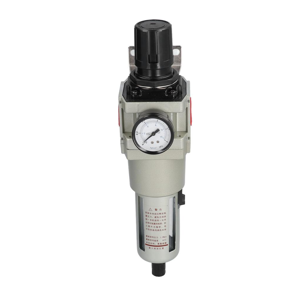 Water Oil Separator Automatic Drainage Compressed Air Filter Regulator with Pressure Gauge