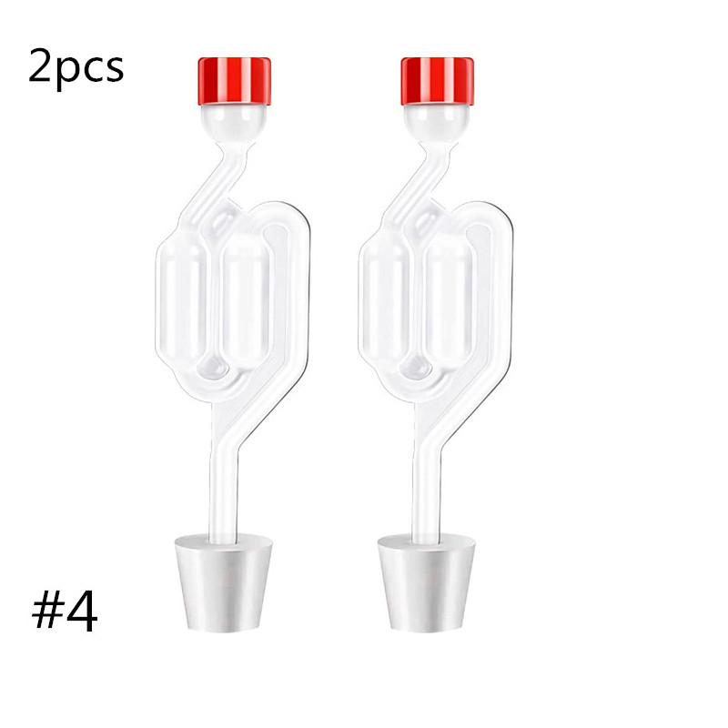 S-Shape Airlocks ,Homebrew Bubble Airlock Carboys Stopper Fermenter Seal Valve with Food Grade Grommets Wine Making Equipment