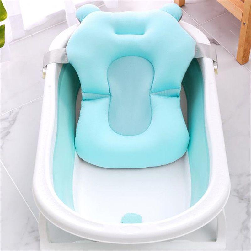 Premium Baby Bath Support Mat For Newborns With Comfortable Anti-slip Cushioning