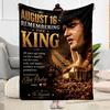 Elvis Presley Performance Blanket Soft Warm Cozy Great for Livingroom Picnics Office Chair Four Seasons Universal Playful Design