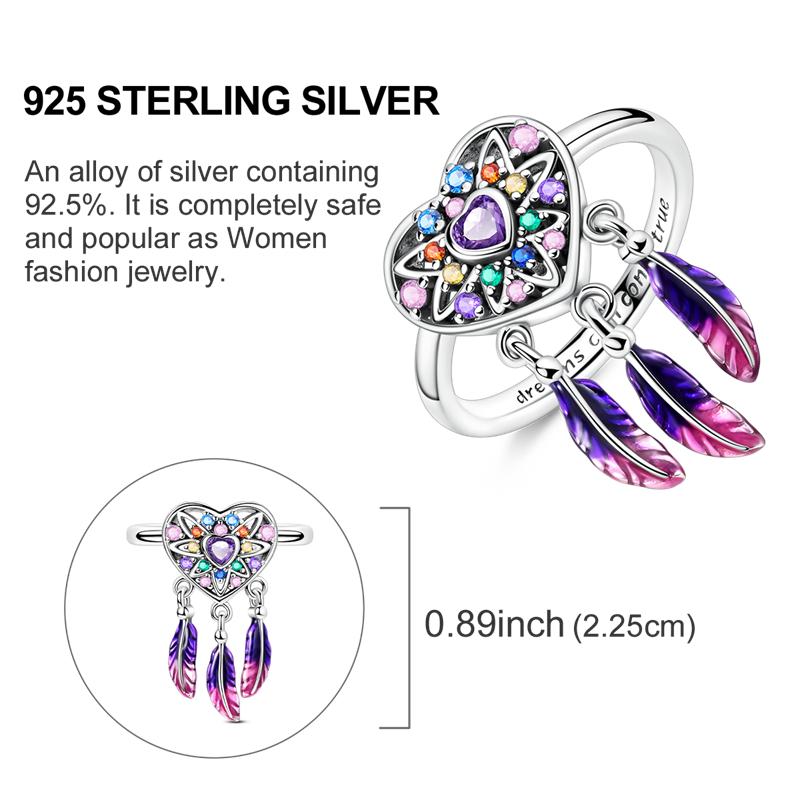 Original Design 925 Silver Blue Zircon For Ring Fit Women Wedding Wedding Wedding Engagement Silver Gift