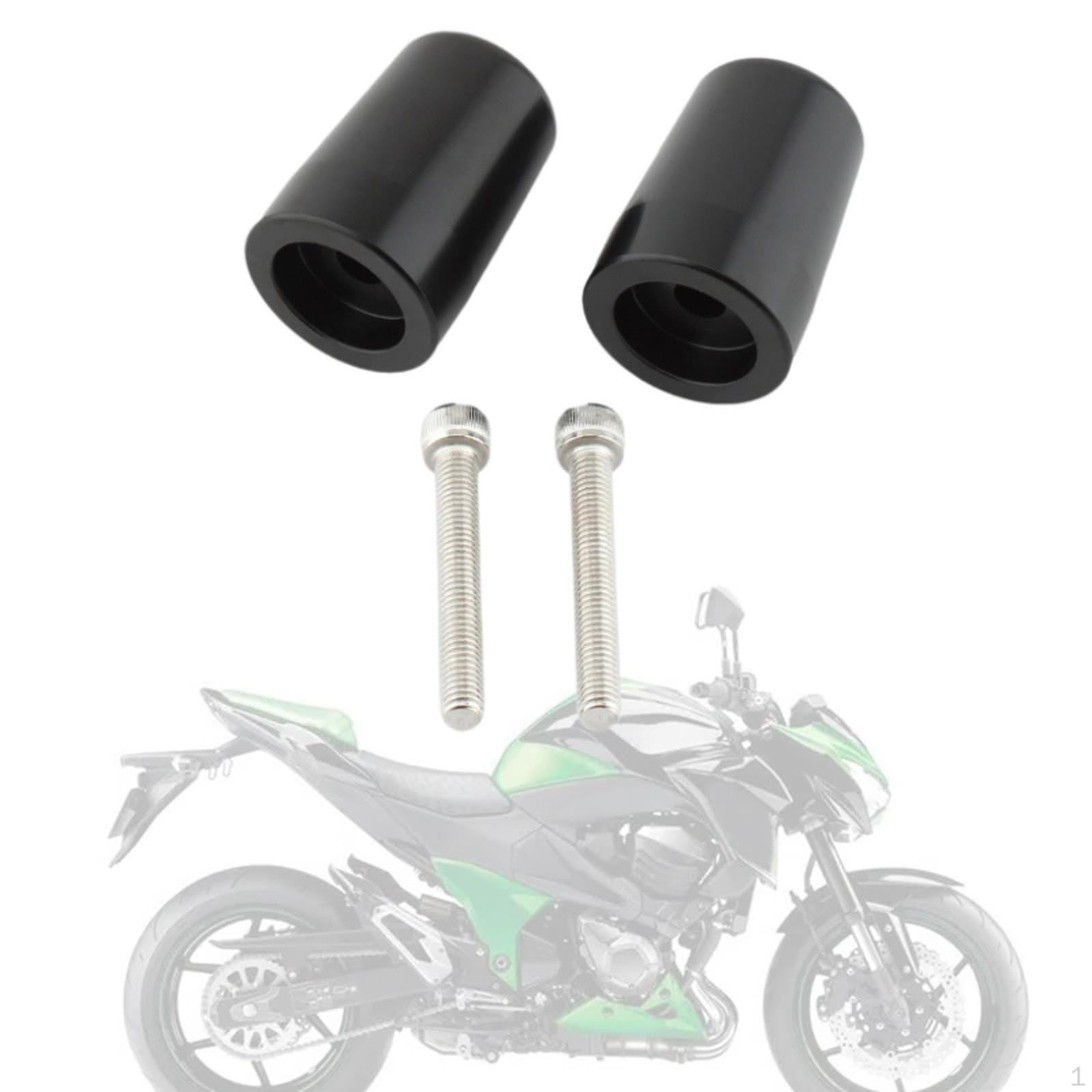 

2x Замена ручек руля, заглушек, слайдеров для Kawasaki Z800 Z900 Black