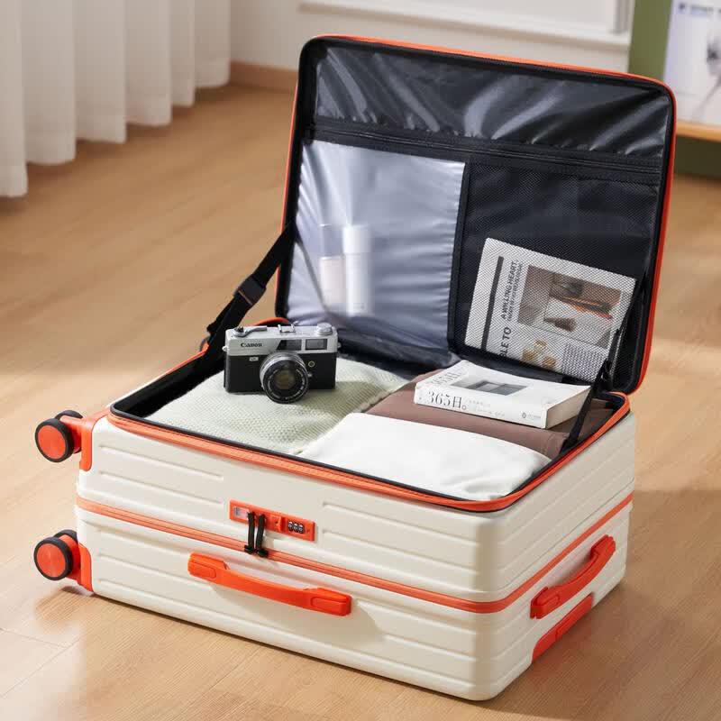 JOURHEY SHI Front-Opening Hardside Luggage 22-inch
