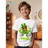 Six Seven Bruh 67 Meme Kids Clothes Happy St. Patrick's Day Girl Boy T-Shirt Children's Clover Irish Day Crew Neck Short Sleeves