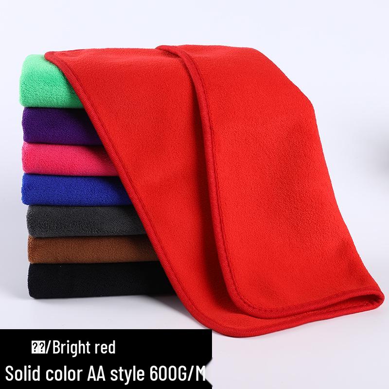 Two-Color Coral Fleece Towels: Perfect for Car Wash, Cleaning, Fishing Gear, or Kitchen Use
