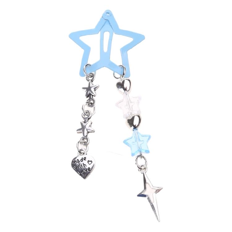 

Hairclip Nonslip Moon Star Hairpin Elegant Hair Barrette Women Hair Barrettes синій
