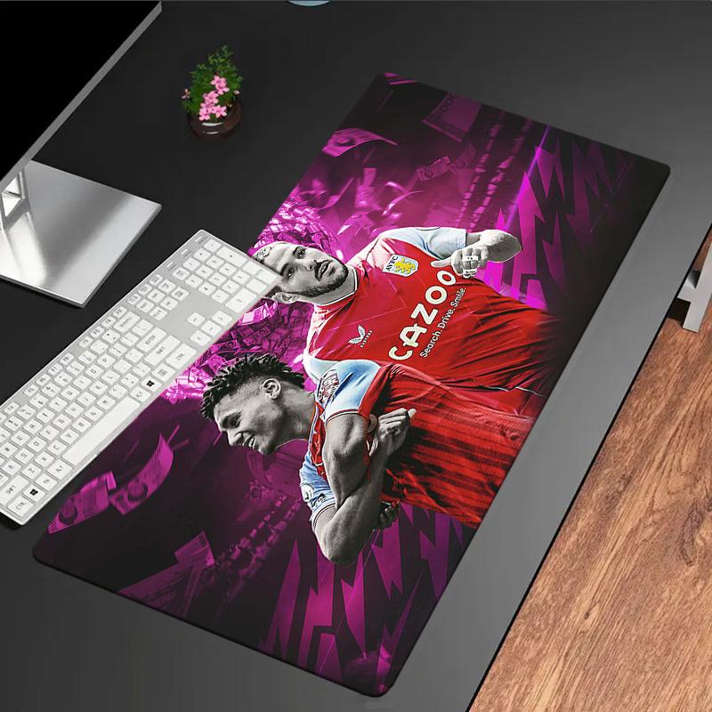 Aston Villa Fc Crest Mouse Pad, Rubber Base, Mouse Pad for Gamers and Office Use, Gaming Desk , Easy To Clean Mat Christmas fan gifts