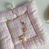 Acrylic Rabbit Keychain Delicate Flower Bowknot Keyring for Bags Backpacks
