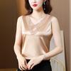Fashion Lace Camisole Vest for Women In Summer, Satin V-neck Undershirt for Outerwear, Suit for Undersized Sleeveless Top