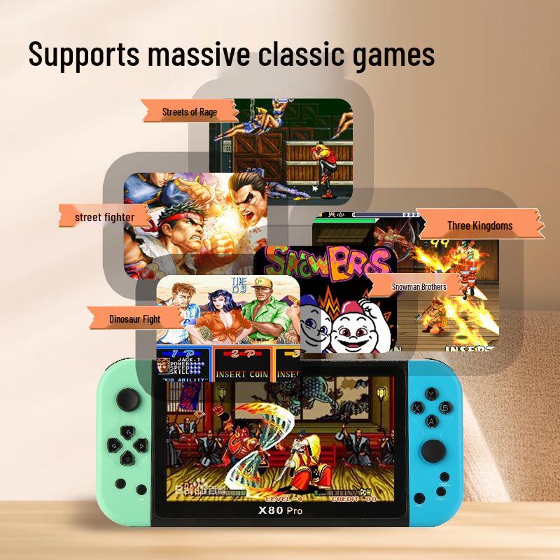 X80 Pro Handheld 7-Inch HD Arcade Emulator