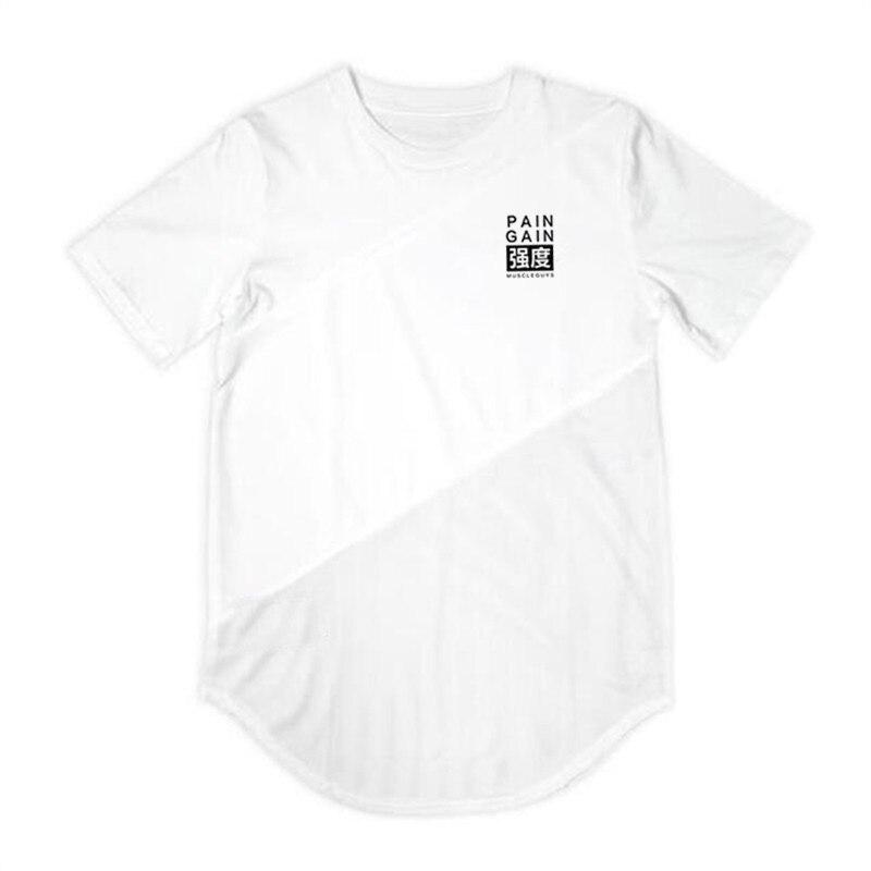 

Мужские свежие и дышащие топы Muscleguys, лоскутная футболка из хлопка и сетки для фитнеса, бодибилдинга, повседневные удобные футболки с короткими рукавами XXL белый