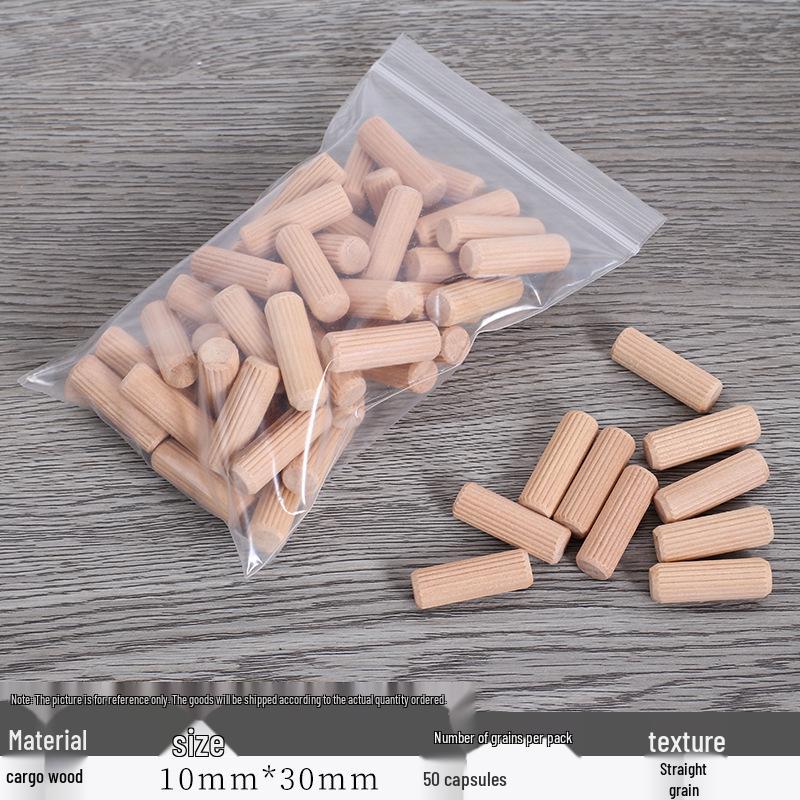 Straight & Oblique Grain Wood Dowels, Plugs, Tenons, Wedges, and Board Connectors for Furniture & Cabinets