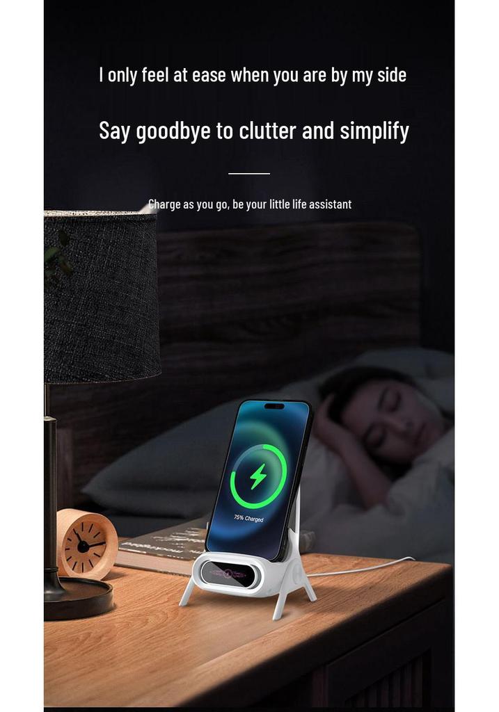 F180 Source-Side Horizontal & Vertical Auto-Sensing Wireless Phone Charging Stand