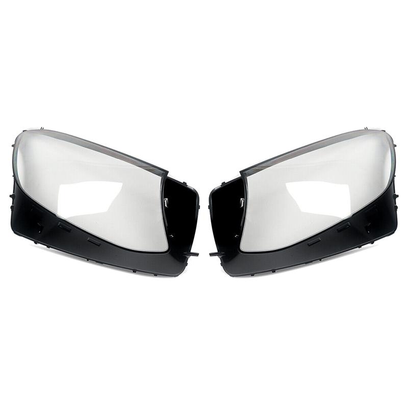 For Mercedes-Benz W253 GLC 200 250 300 2016-2019 Car Headlight Lens Cover Head Light Lamp Shade Shell Lens Case-A99D
