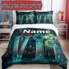 3pcs Duvet Cover Set (1*Duvet Cover + 2*Pillowcase, Without Core), Custom Name Final Fantasy Pattern Bedding Set, Home Bedroom Decor Gift