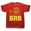Jesus Brb Funny God Jesus Faith Resurrection Christian Gift Funny Gamer Tshirt 100 Cotton Graphic Print Men Clothing