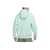 Nike Logo Print Drawstring Hoodie Unisex Tops Mint-Green DR1039-379