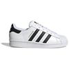 Adidas נעלי סניקרס לילדים Superstar Cloud White Core Black Gold GS FU7712