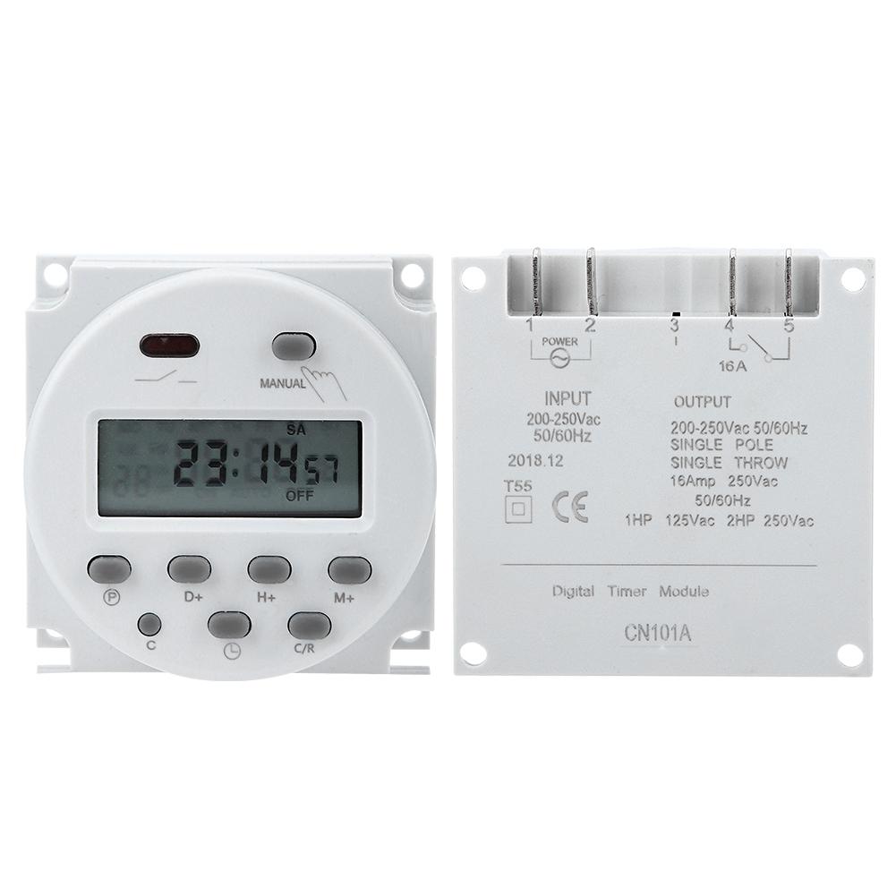AC220-240V 16 Switches Digital LCD Power Timer Programmable Time Switch Relay