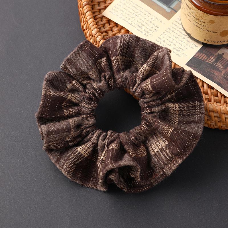 Maillard Handmade Plaid Hair Tie: Elegant & Versatile Headband for Women